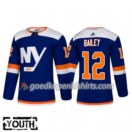 New York Islanders Josh Bailey 12 Adidas 2018-2019 Alternate Authentic Shirt - Kinderen